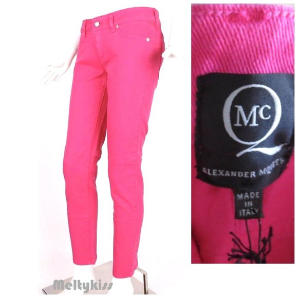 NWOT AUTHENTIC McQ ALEXANDER McQueen JEANS_26 LAST! - Picture 14 of 14